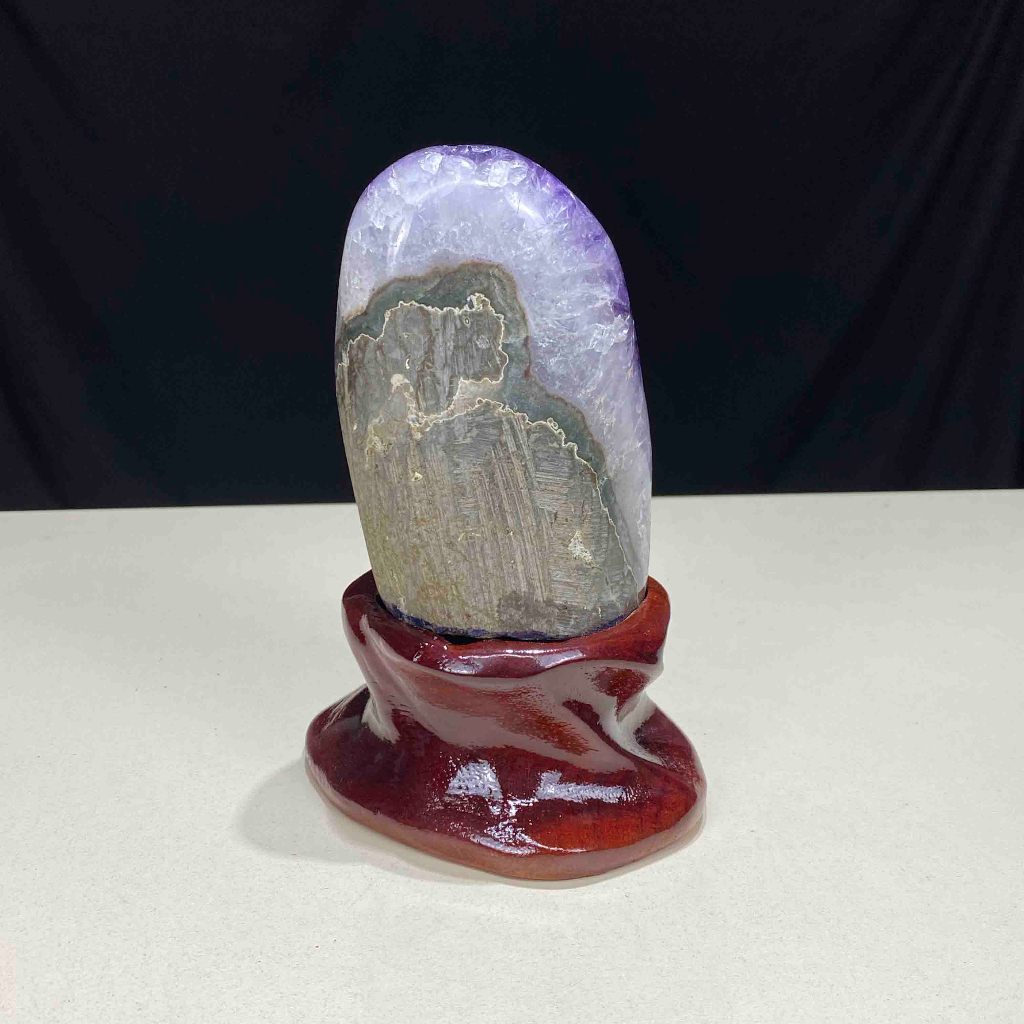 Viên Đá Thạch Anh Tím Braxin Trang Trí Nhà Cửa M2