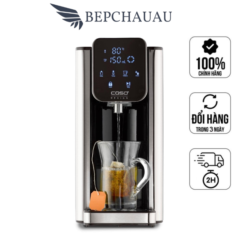 Bình Thủy Điện CASO HW660 / HW1660 / HW630, Tùy Chỉnh Nhiệt Độ, Dung Tích 2,7L, Nhập Đức, BH 12 Thán