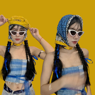 Khăn turban lụa vuông size 70x70cm - Maben