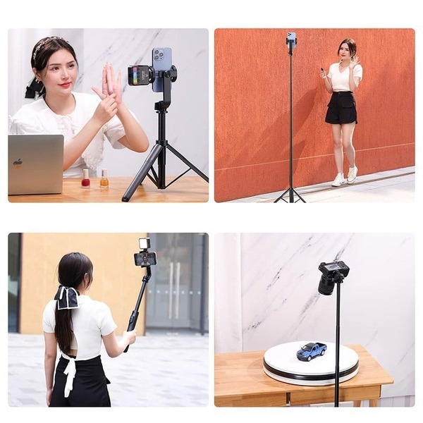 Tripod kiêm gậy Selfie Ulanzi SK-03 kèm Remote Bluetooth dùng cho điện thoại tiện lợi chính hãng