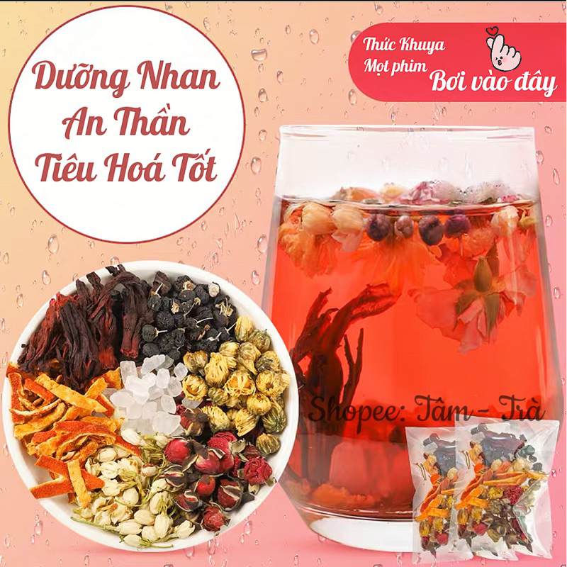 Trà Dưỡng Nhan An Thần/Dành cho CÚ ĐÊM,MỌT PHIM