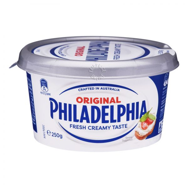 Phô mai kem vị tự nhiên hiệu Philadelphia hộp 250g