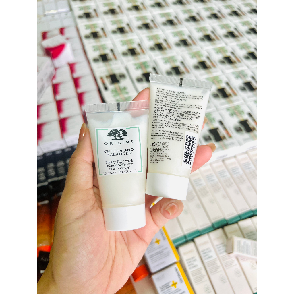 Sữa Rửa Mặt Origins Checks and Balances Frothy Face Wash 30ml