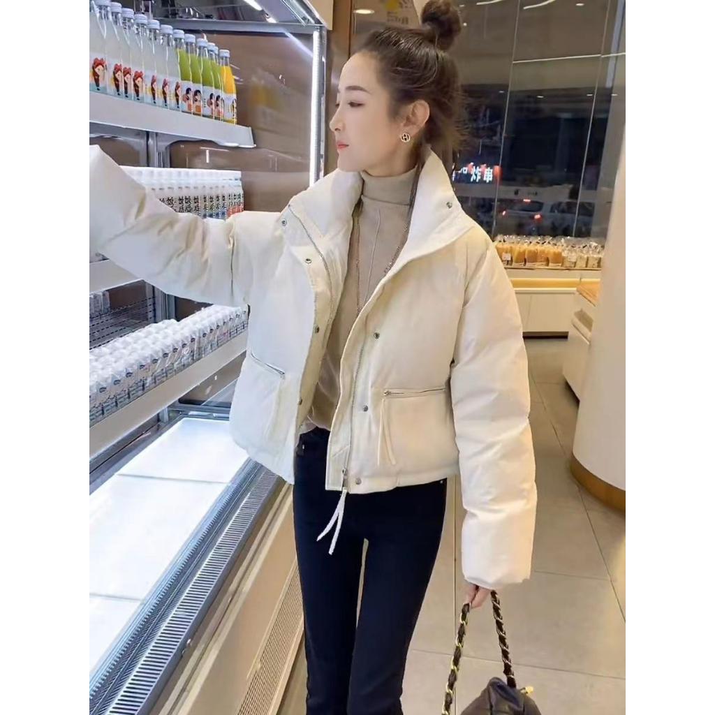 Áo khoác phao có tay dáng vừa trần bông hàng Quảng Châu 2023 | BigBuy360 - bigbuy360.vn