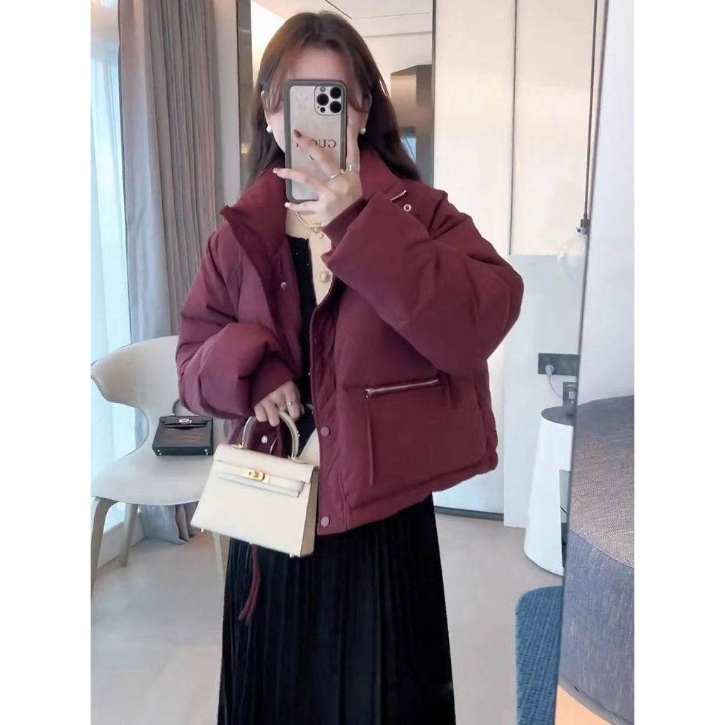 Áo khoác phao có tay dáng vừa trần bông hàng Quảng Châu 2023 | BigBuy360 - bigbuy360.vn