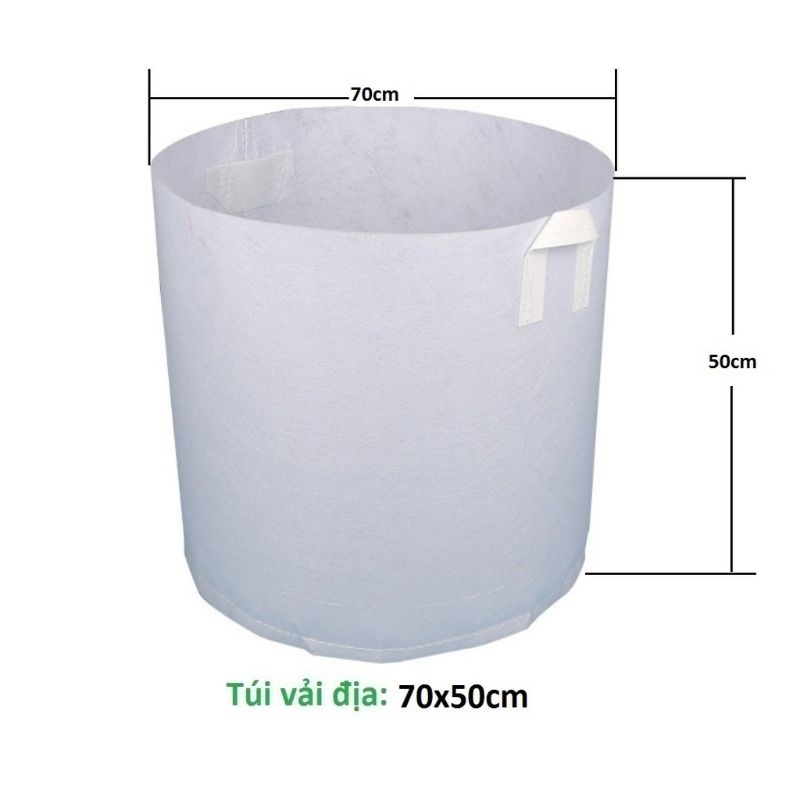 combo 5 túi vải trồng cây mã 70x50