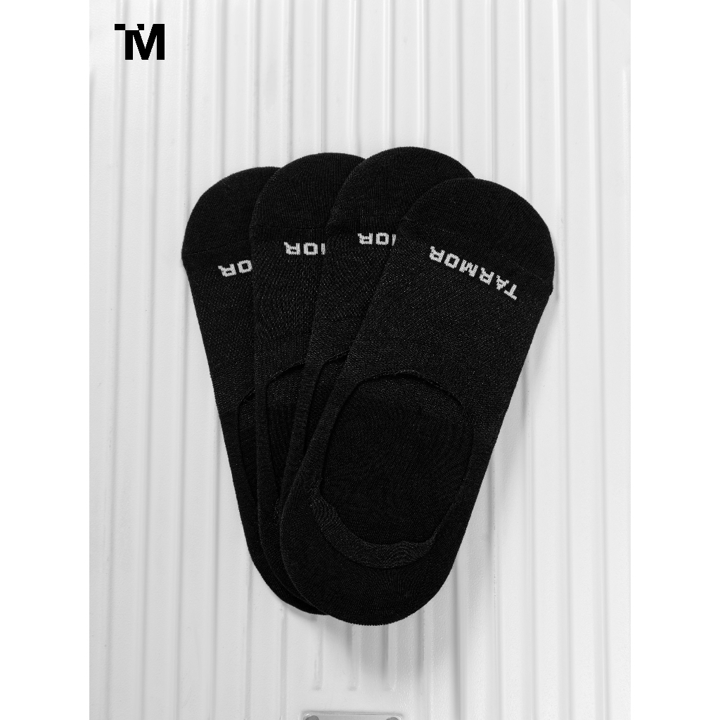 Vớ Tàng Hình Cho Nam Giới TARMOR Cao Cấp Màu Đen Invisible Socks In Black