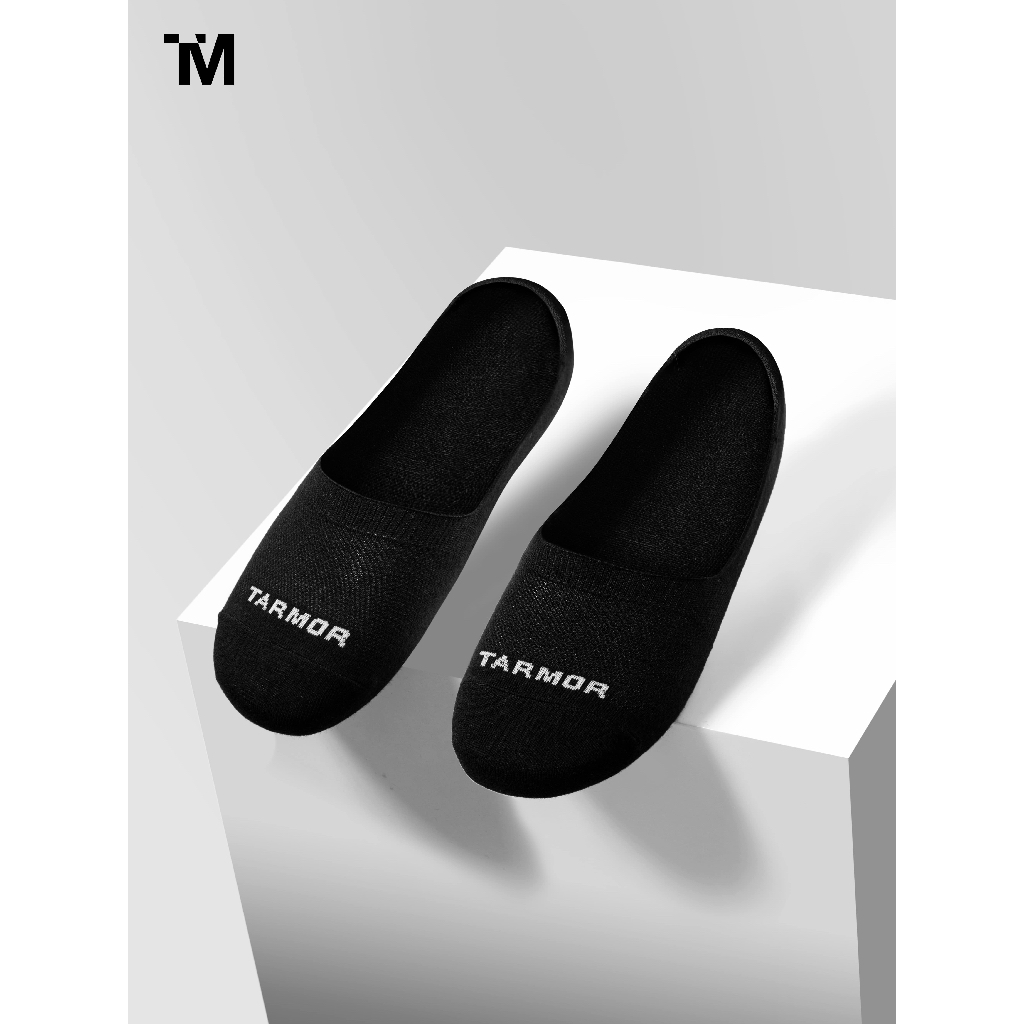 Vớ Tàng Hình Cho Nam Giới TARMOR Cao Cấp Màu Đen Invisible Socks In Black