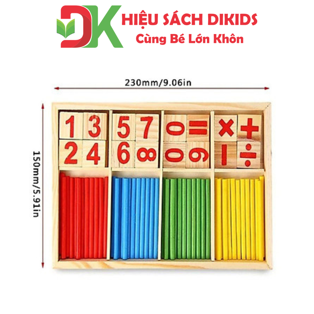 Bộ Que Tính Học Toán Cho Bé