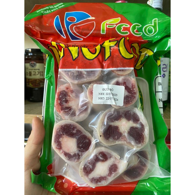 Đuôi bò cắt khúc thả lẩu,nấu siêu ngon khay 500gr - Hoả tốc Hà Nội