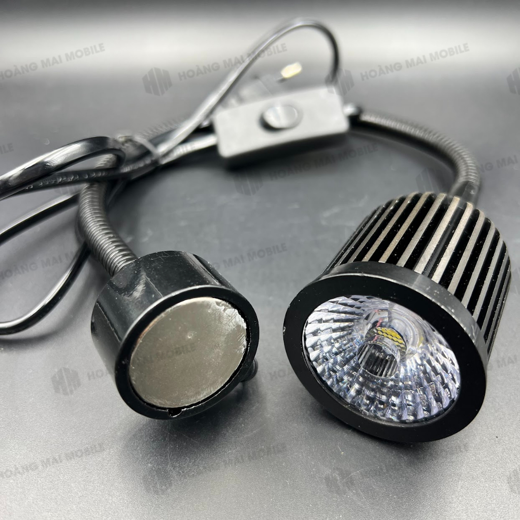 Đèn kỹ thuật chân nam châm C810 dài 49cm  ĐEN