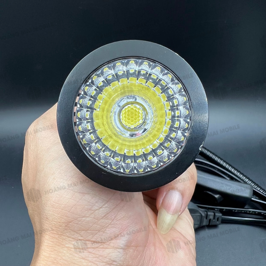 Đèn kỹ thuật chân nam châm C810 dài 49cm  ĐEN