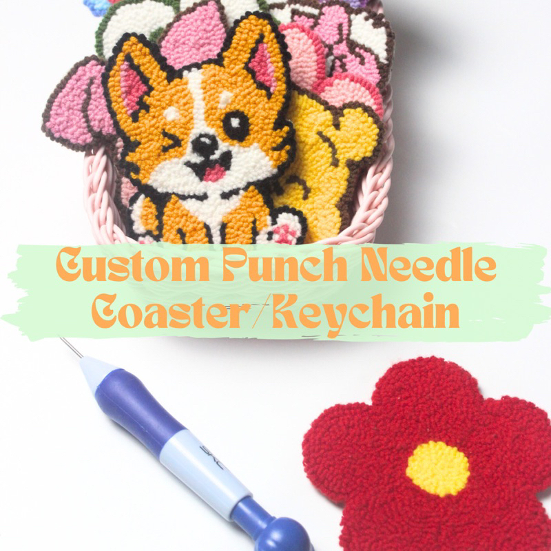 Thêu Nổi Punch Needle theo yêu cầu