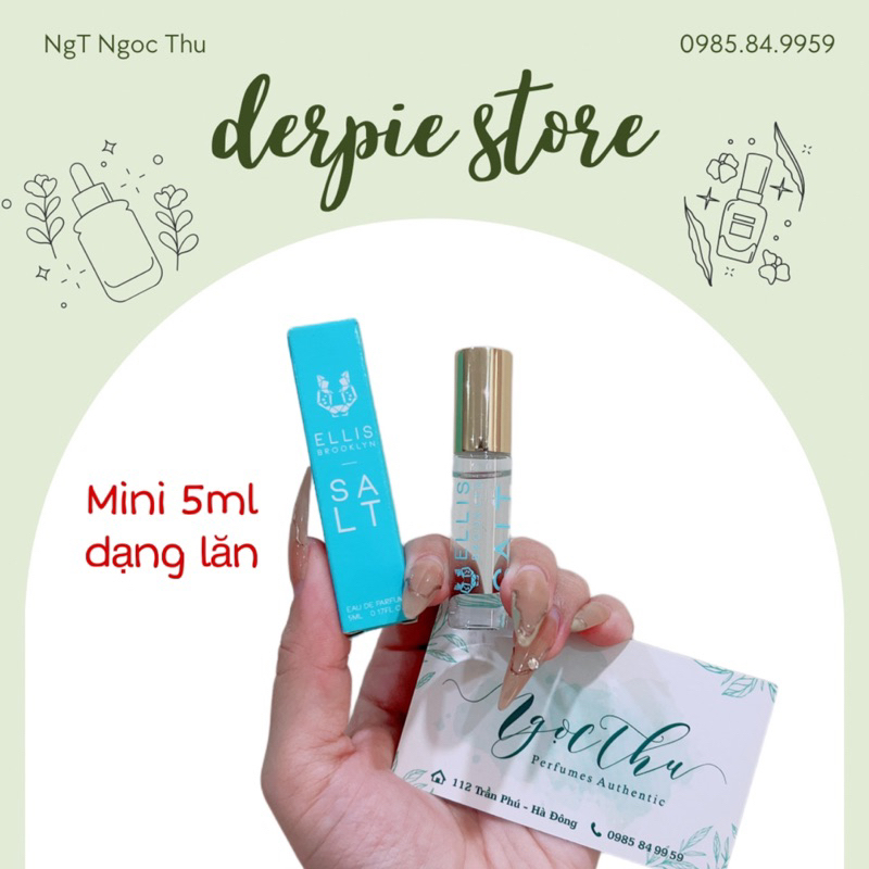 Nước hoa unisex Ellis Brooklyn Salt EDP - mùi biển cả trong lành, tươi mát