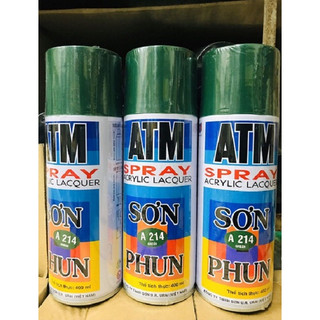 Sơn xịt màu xanh lá cây a214