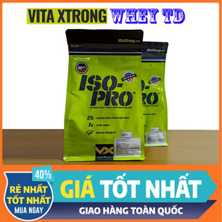 Whey isolate vitaxtrong iso pro 2lbs - whey thủy phân 100% 27g pro hấp thụ nhanh tăng cơ bắp