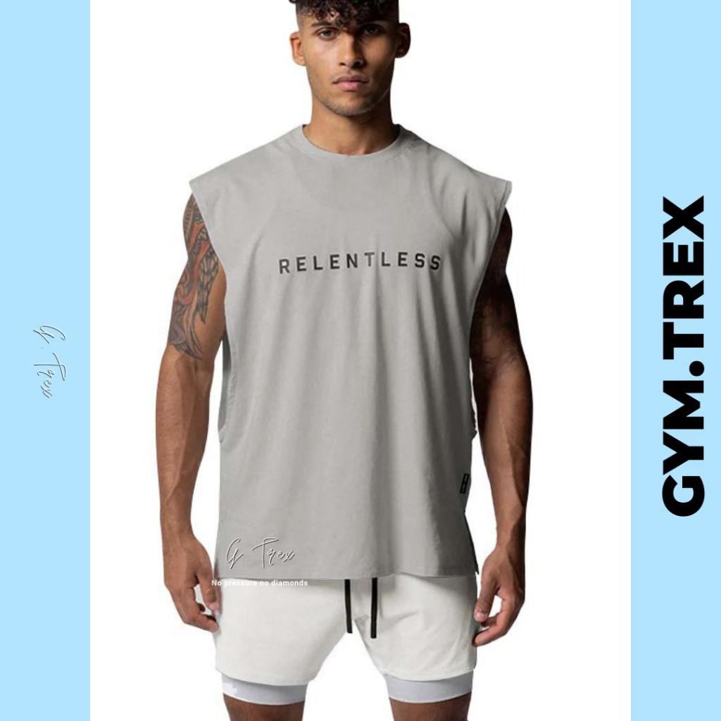 Áo ba lỗ nam tập gym, thể thao, chạy bộ vải cotton 100% co dãn 4 chiều SP235