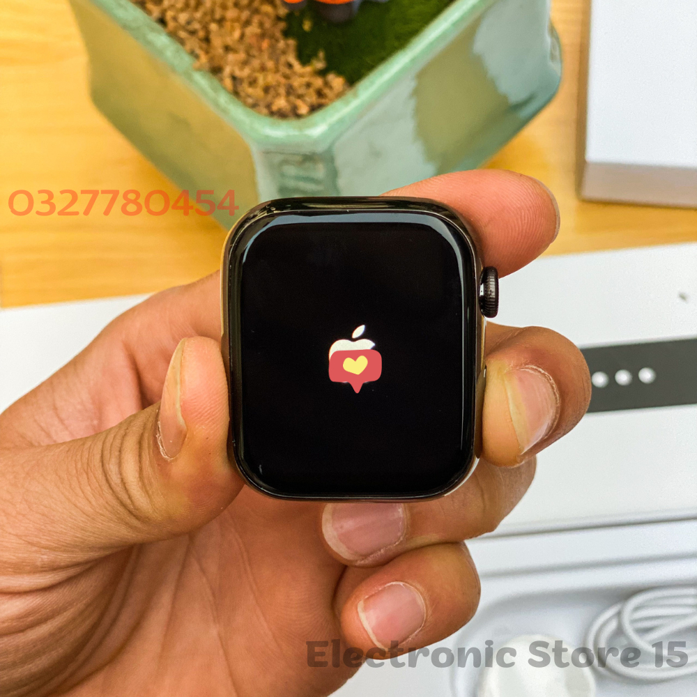 Đồng Hồ Thông Minh Seri8 LOGO Tao' Bản Viền Thép, Màn Hình Tràn Viền, Cảm Ứng Mượt, Full Tính Năng, BH 12Thang.