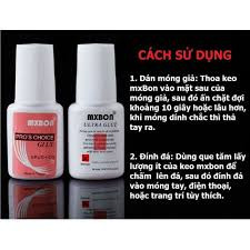 Keo dán móng giả đính đá nail độ dính cực chắc [Mxbon]