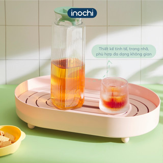  Khay úp cốc oval Sano - Chính hãng inochi Tiêu chuẩn nhật bản Dùng để úp ly bình cốc chén 