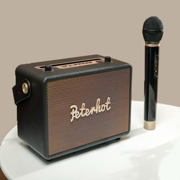 Loa Bluetooth Perterhot A105/A106W/A108W Chính Hãng - Tặng Mic Không Dây Hát Siêu Hay - Bảo Hành 12 Tháng