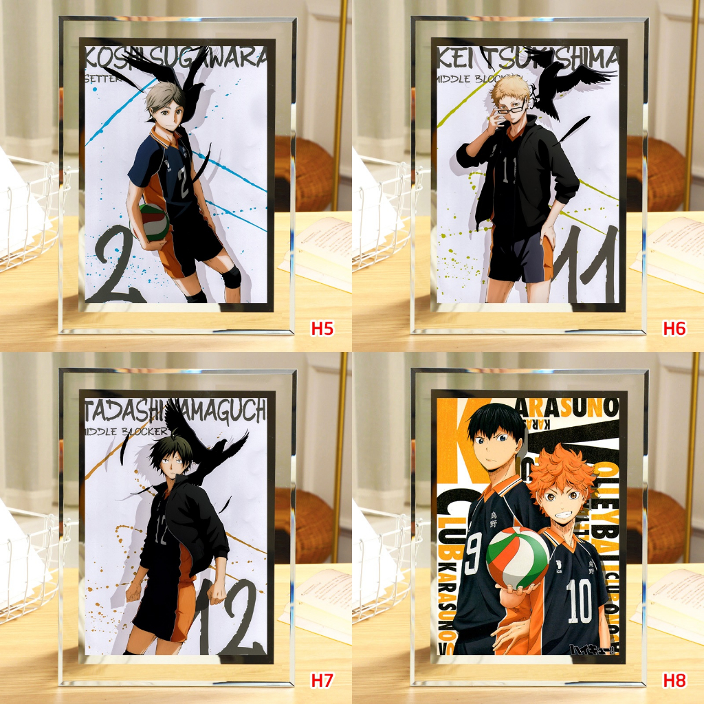 Tranh Kính Để Bàn Anime Haikyuu