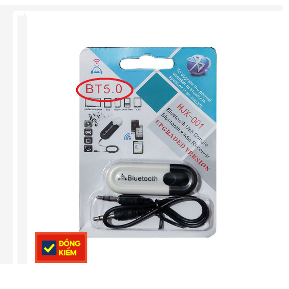 USB Bluetooth DONGLE 5.0 & 4.0 HJX 001 loại 1 không nhiễu - dùng cho loa, amply, mixer, equalizer