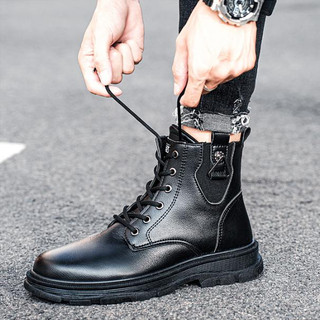 Giày Boot Nam Cổ Cao Da Mờ GN218 - GN394