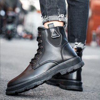 Giày Boot Nam Cổ Cao Da Mờ GN218 - GN394