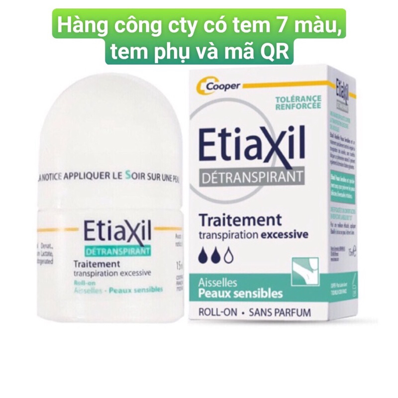 Lăn khử mùi Etaxil hỗ trợ cải thiện mùi hôi hiệu quả chính hãng Pháp 15ml