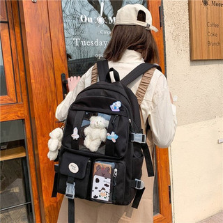 Balo đi học unisex thời trang du lịch , cặp đựng máy tính basic , backpack local brand - gin store