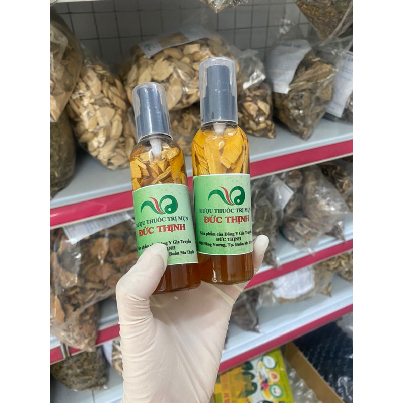 Rượu rễ cây mật gấu dạng vòi xịt chuyên mụn , thâm nám tàn nhang handmade