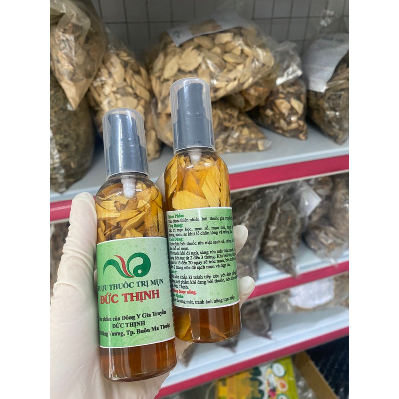 Rượu rễ cây mật gấu dạng vòi xịt chuyên mụn , thâm nám tàn nhang handmade