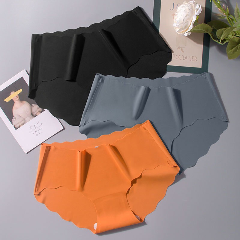 Quần Lót Nữ Đúc Su Thun Lạnh không đường may viền sóng gợi cảm tôn dáng sexy mã A121