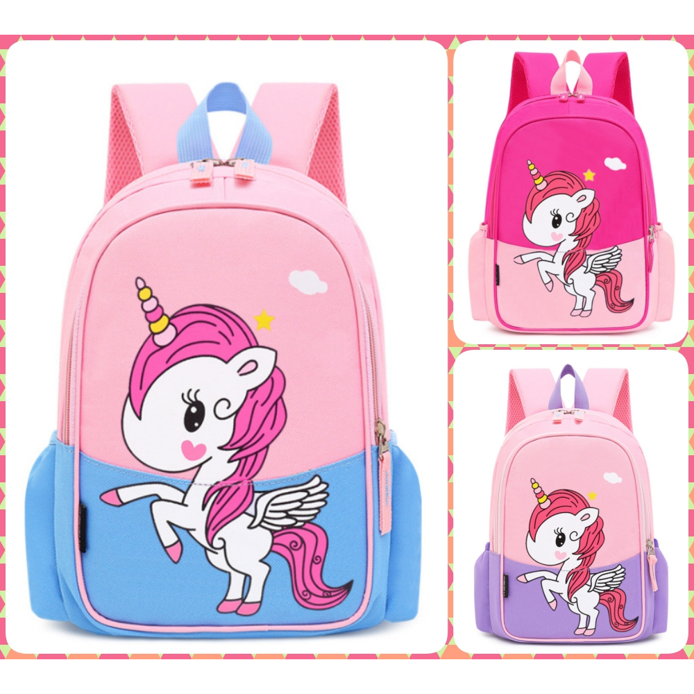 Balo Siêu Nhẹ Hình Kì Lân Pony đáng yêu cho bé