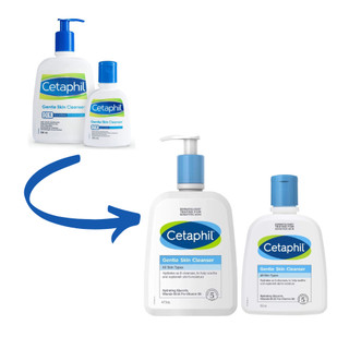 [Mẫu mới] Cetaphil Gentle Skin Cleanser (125ml và 500ml) - sữa rửa mặt dịu nhẹ cho mọi loại da