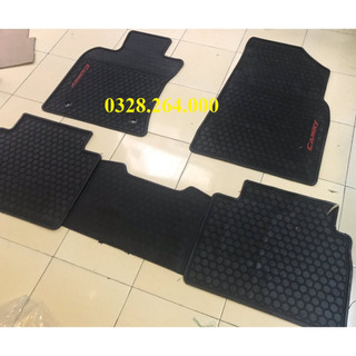 Thảm trải sàn, lót sàn cao su xe Toyota Camry 2007 - 2021, 2022, 2023 - Hàng cao su đúc không mùi - Mẫu 02