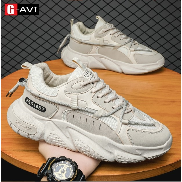Giày Nam Đẹp 2023 Tăng 5cm Chiều Cao Trẻ Đẹp Dễ Phối Đồ Cá Tính Năng Động AVI - 038