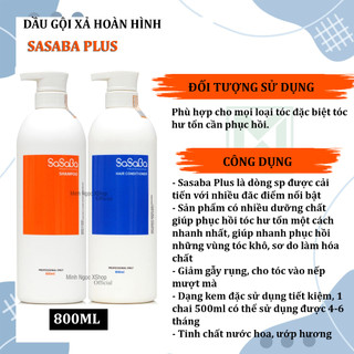 Dầu xả hoàn hình Sasaba Plus 800ML