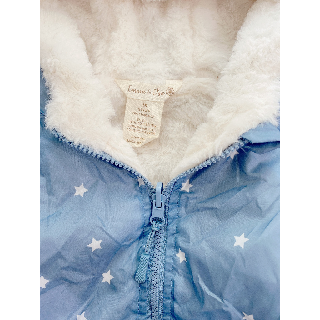 Áo gió 2 mặt dư xịn bé gái 2y-XL