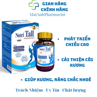 Nutri tall 2 - hỗ trợ phát triển chiều cao cho trẻ từ 8-18 tuổi