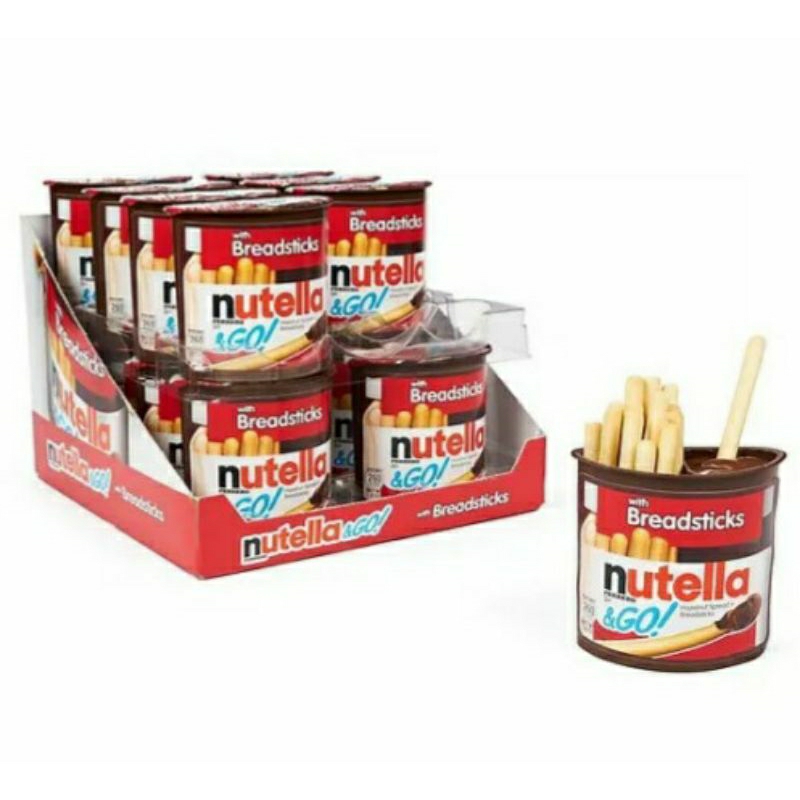 Bánh quy chấm Socola hạt phỉ Nutela 52g ☆ Đức