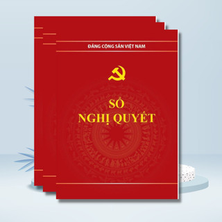 Sách - Sổ Ghi Nghị Quyết ( Bìa cứng  Kích thước: A4,  Số trang 200 trang,   khổ 21x 29,7 cm( A4)