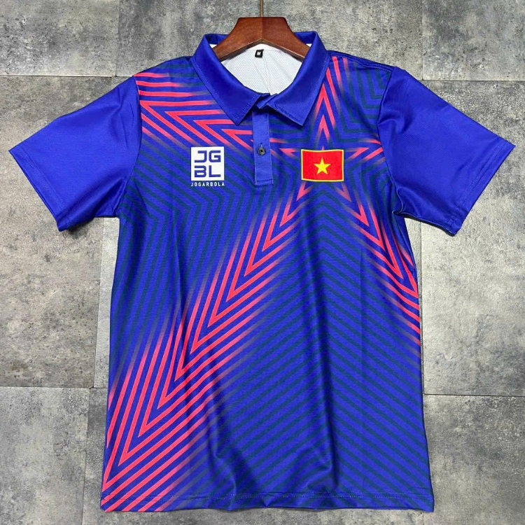 Áo thể thao pô lô nam sea games 32 vải lỗ kim thoáng mát co dãn 4 chiều