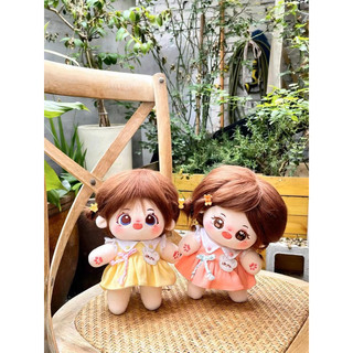 Bộ đồ búp bê 20cm dành cho búp bê doll bông