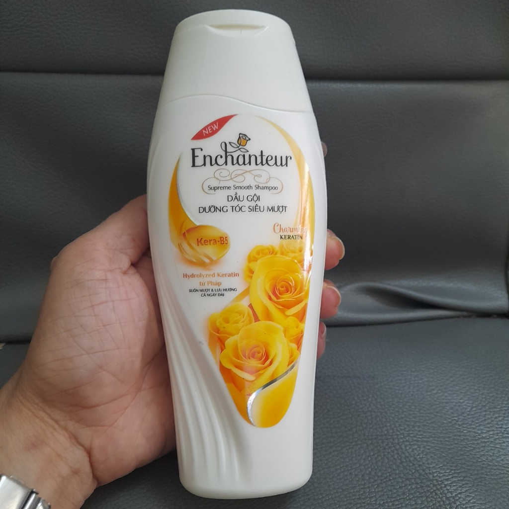 Dầu gội dưỡng tóc siêu mượt Enchanteur Charming Keratin Mới