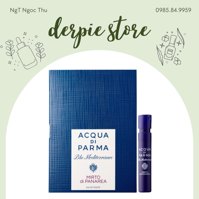 Vial nước hoa Acqua Di Parma Blue Mediterraneo 1,2ml