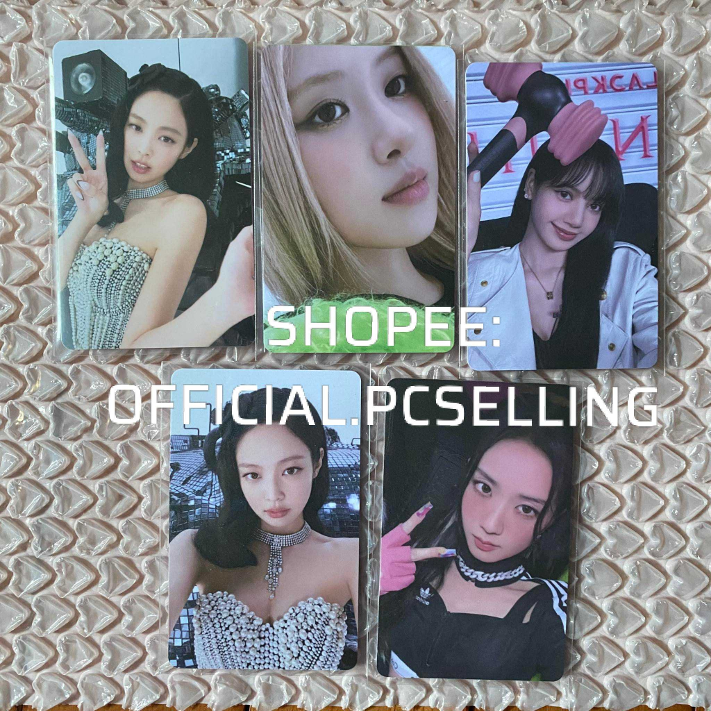 (ĐỌC KĨ MÔ TẢ) Photocard thẻ hình BLACKPINK KMS Hàn Quốc card PVC biết bơi chính hãng mặc định df