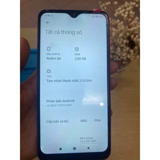 Điện thoại Redmi 8 Xiaomi,lên vỏ mới,ram 3/32gb