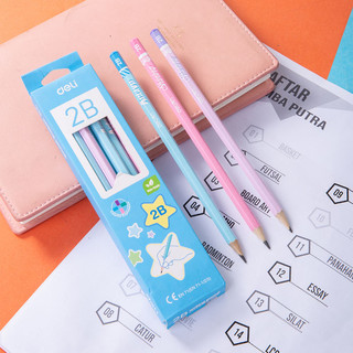 [Hộp 12 cây] Bút chì gỗ 2B Deli S929